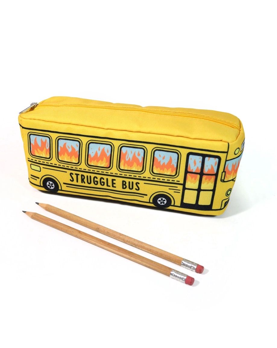 Struggle Bus Pencil Case