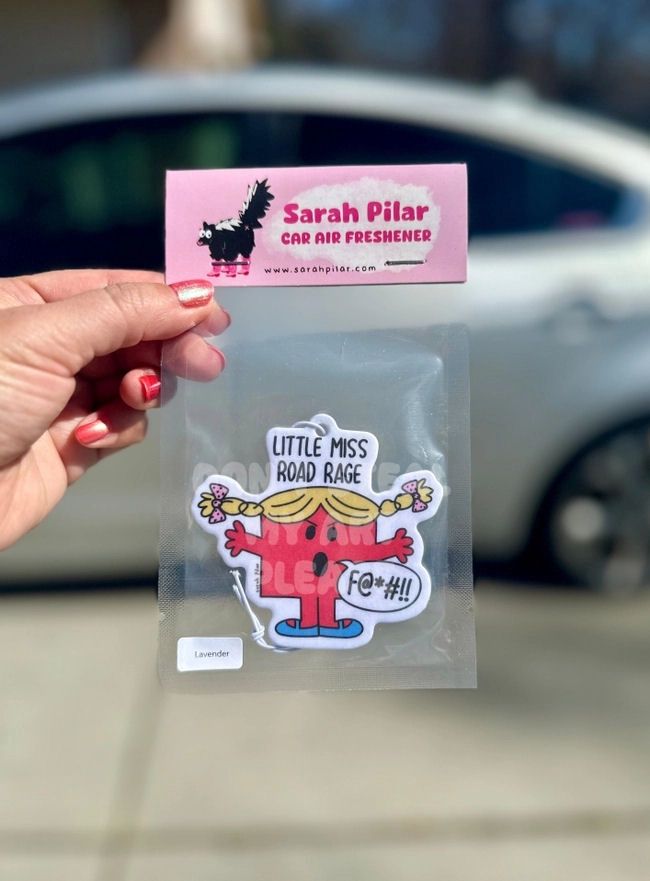Little Miss Road Rage Lavender Scent Air Freshener