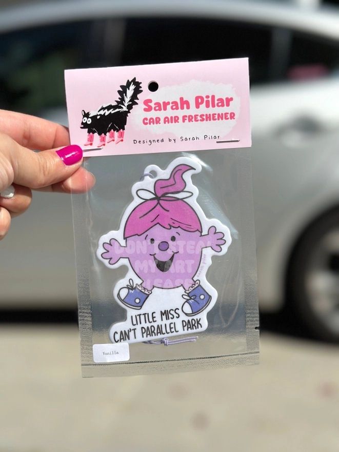 Little Miss Can't Parallel Park Vanilla Scent Air Freshener