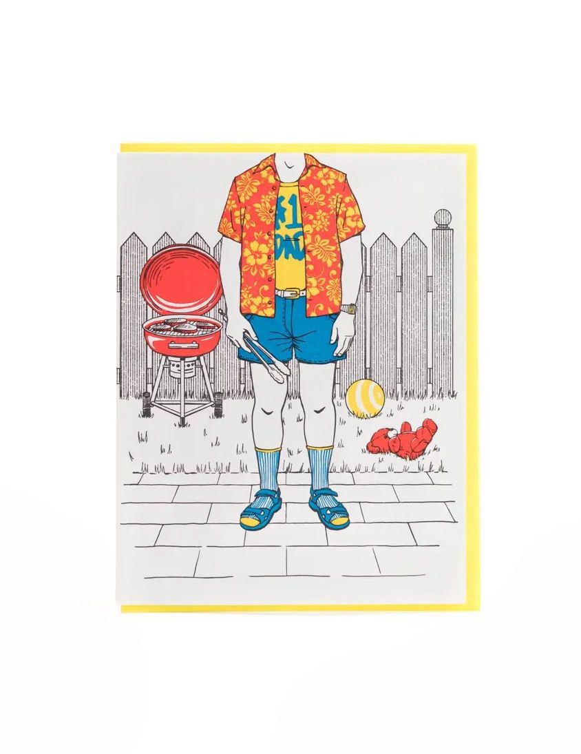 #1 Dad Father's Day Card