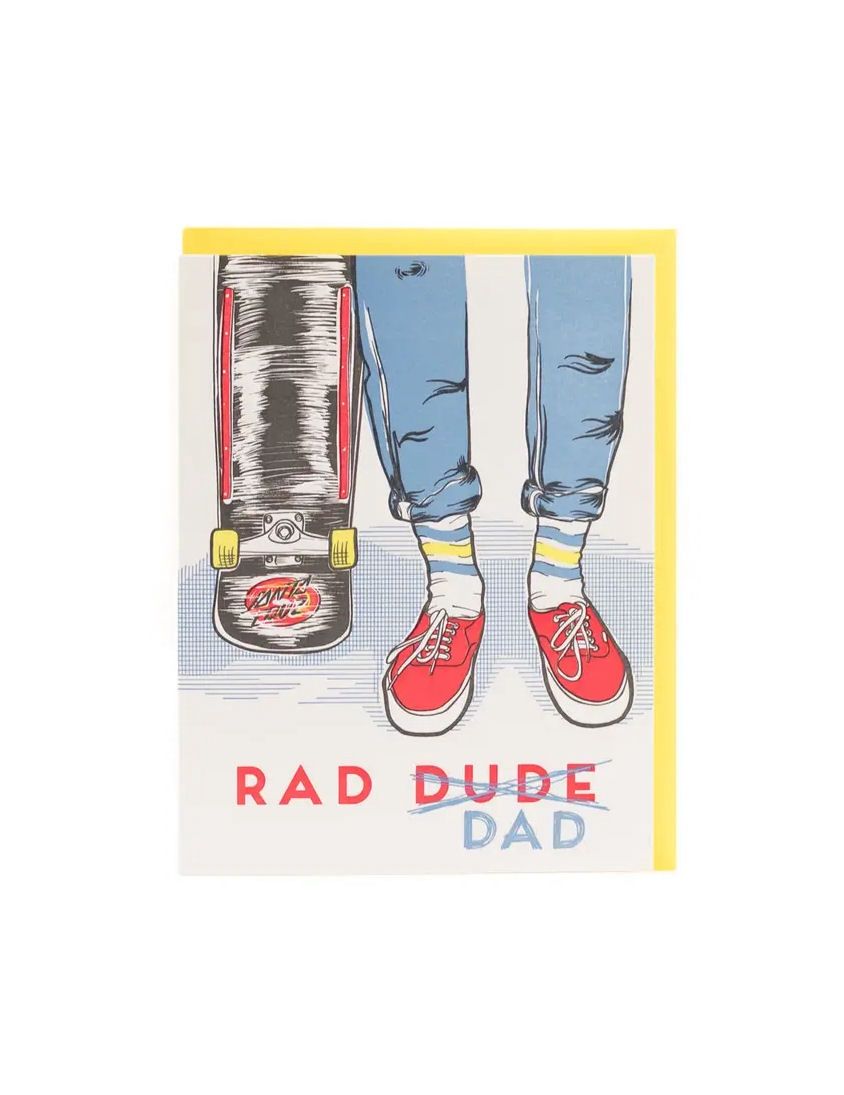 Rad Dad Skater Father's Day Card