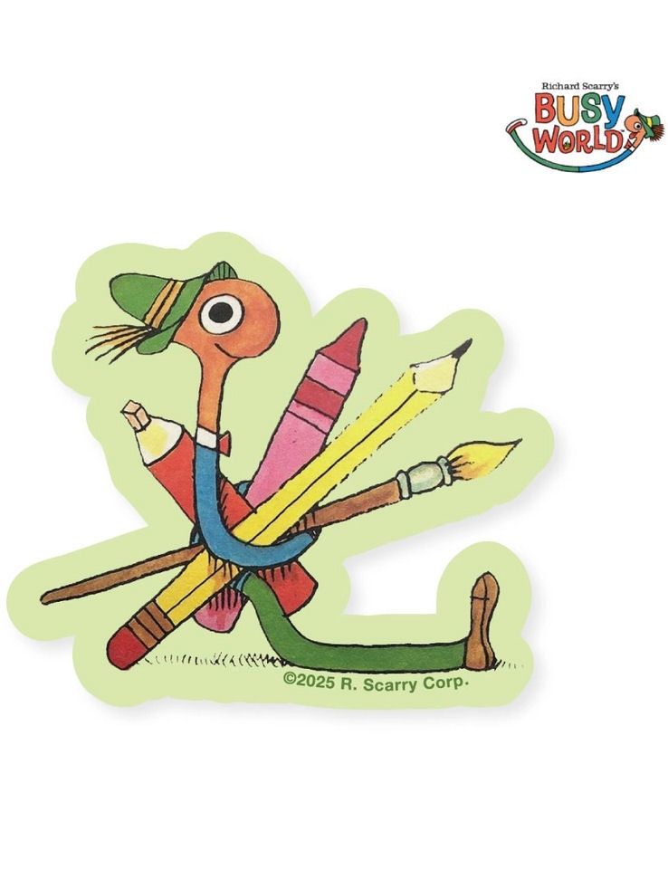 Richard Scarry's Lowly Art Sticker