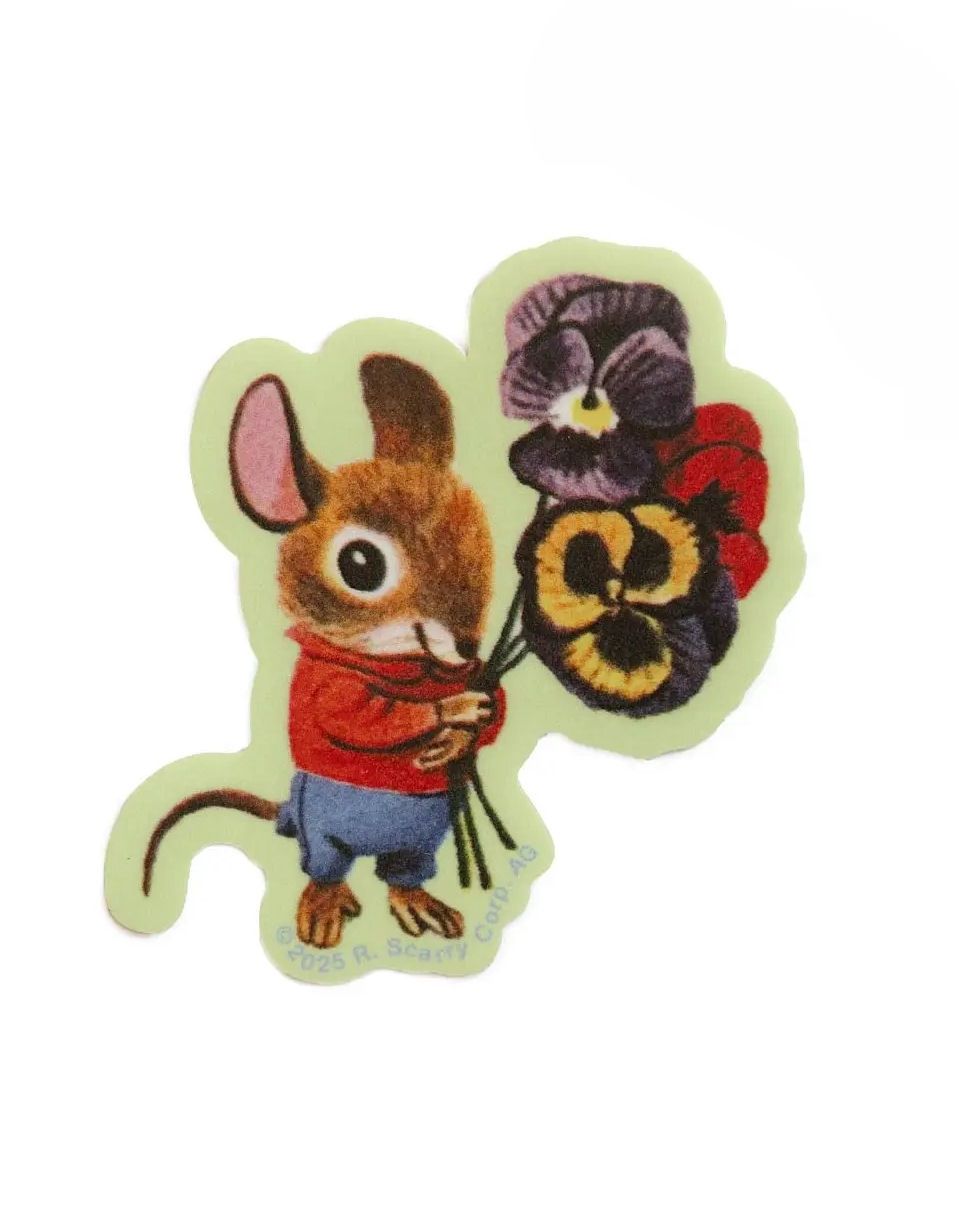 Richard Scarry's Mouse Bouquet Sticker