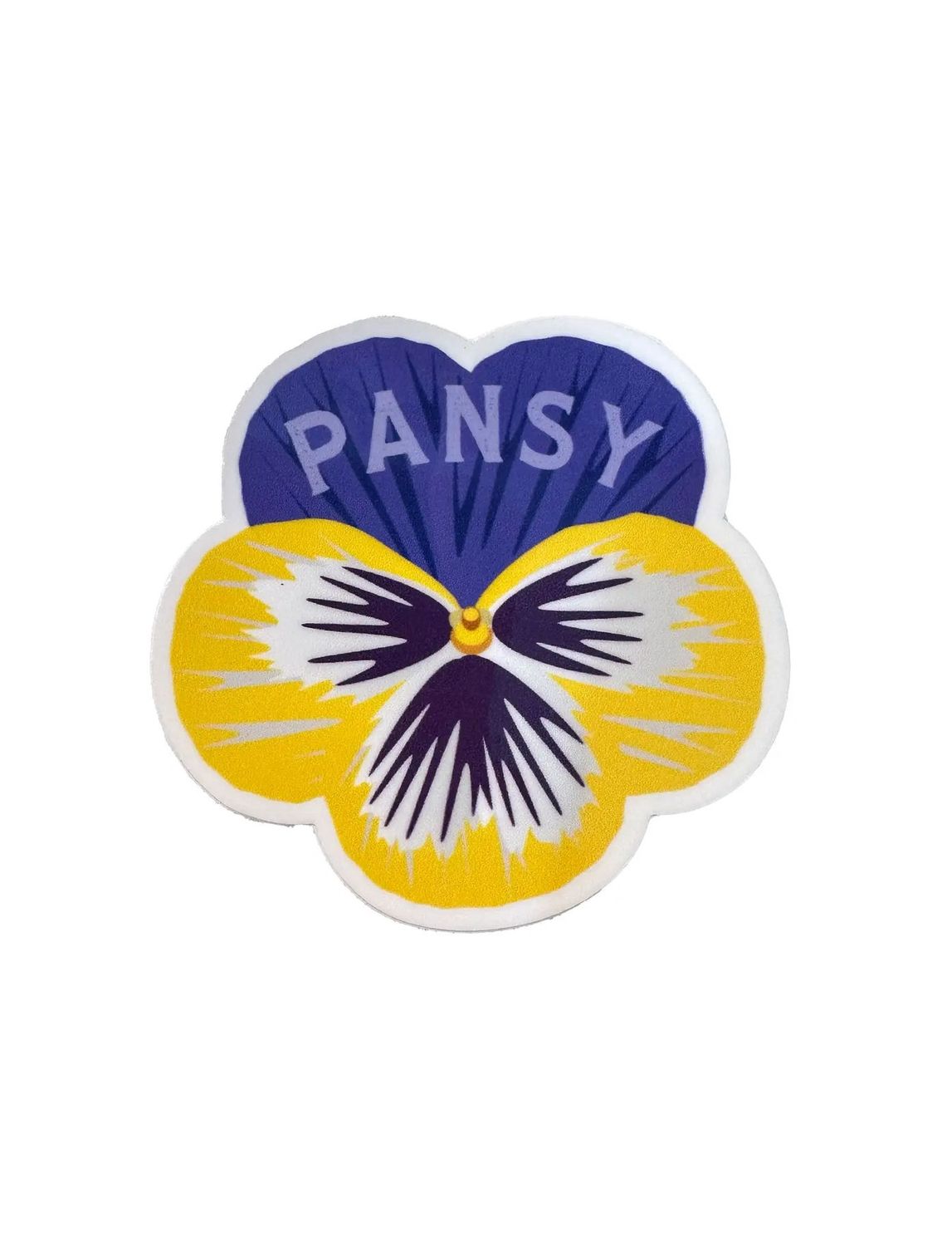 Pansy Flower Sticker