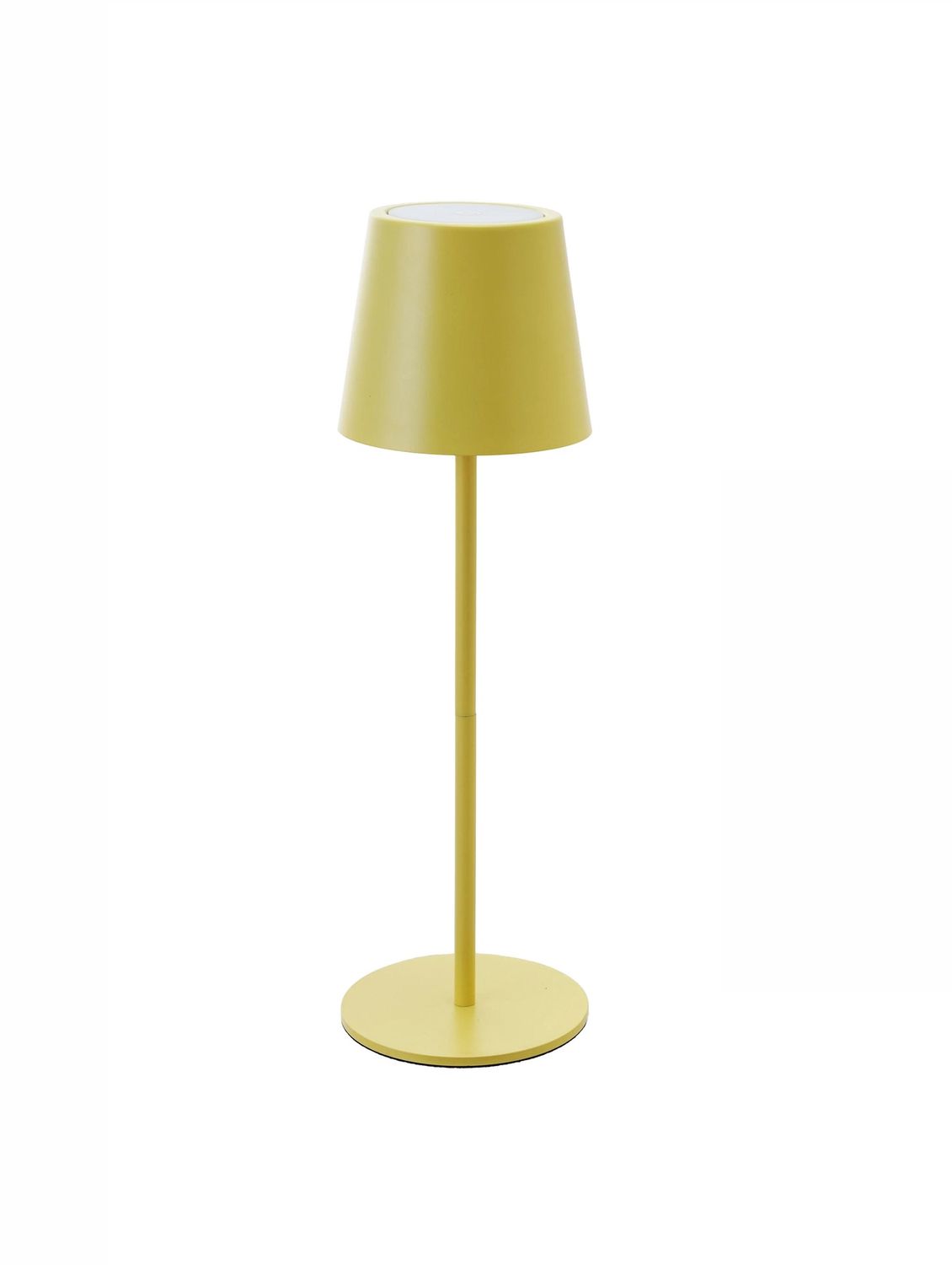 Yellow Rechargeable LED Touch Lamp
