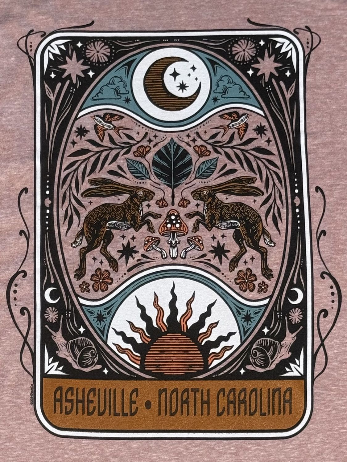 Two Rabbits Asheville Heather Desert Rose Tank Top