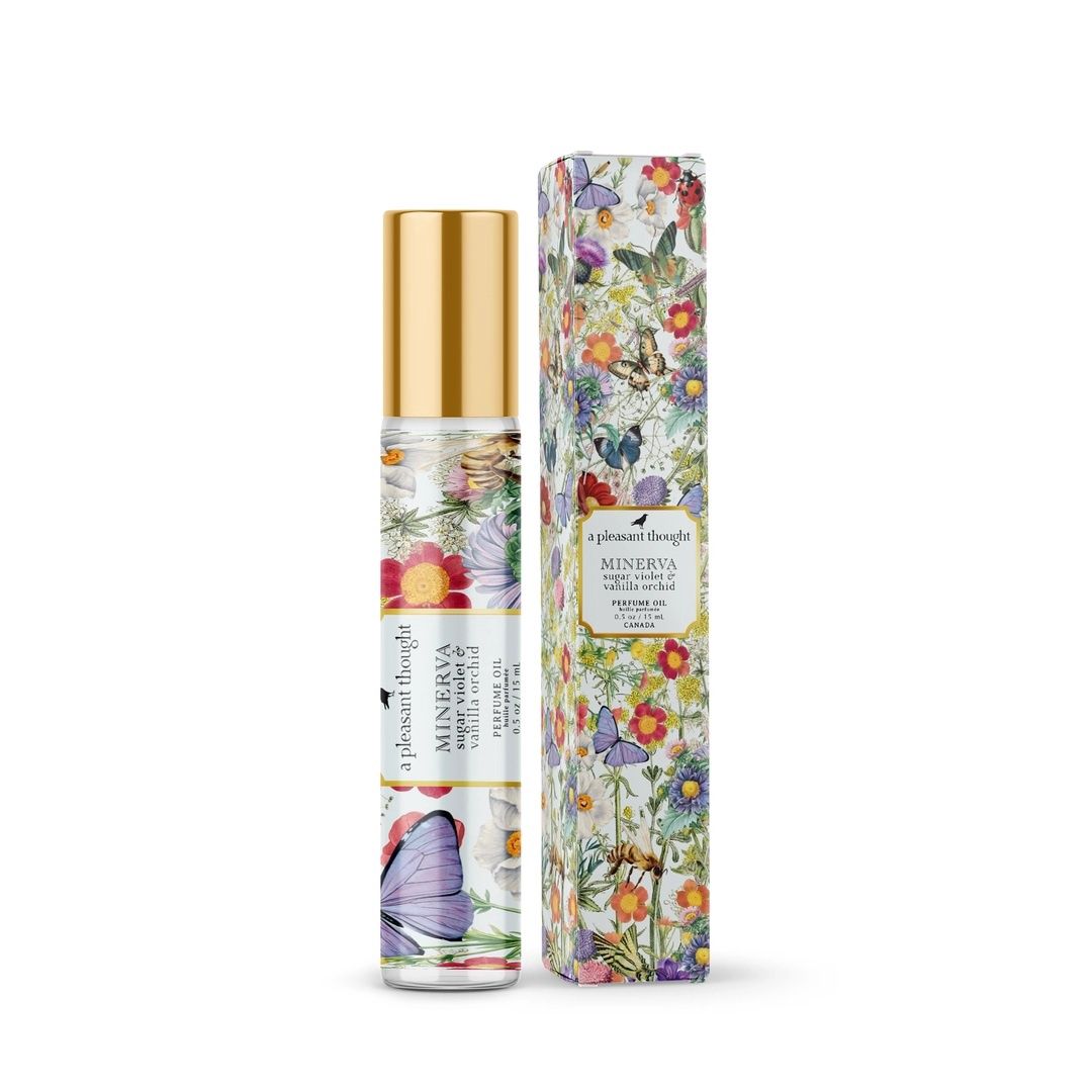 Minerva Sugar Violet And Vanilla Orchid Perfume Oil Roller