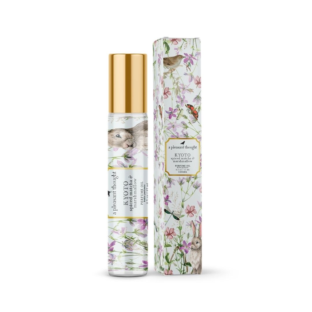Kyoto Spiced Matcha And Marshmallow Perfume Oil Roller