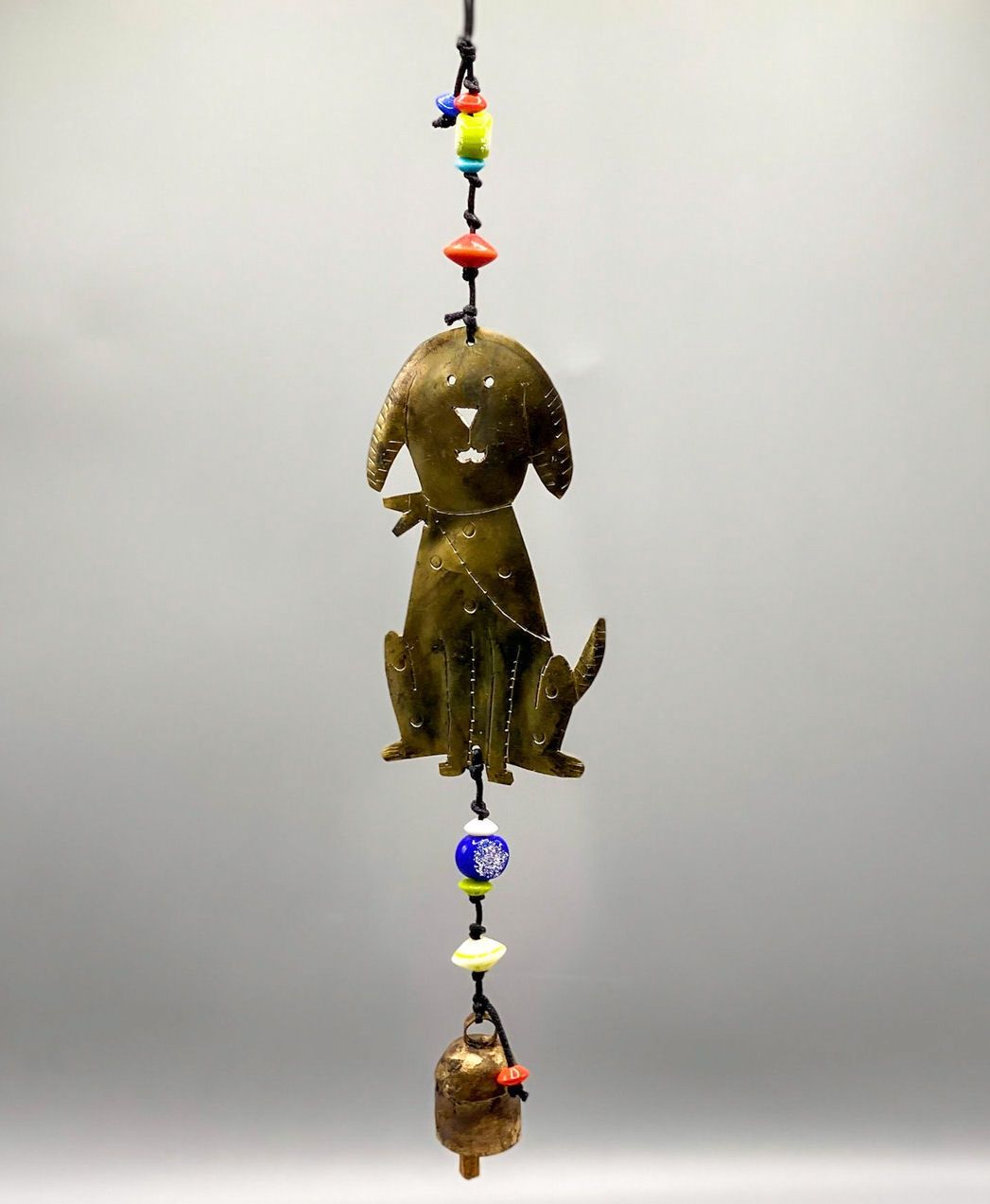 Sit Dog Sit! Beads And Bell