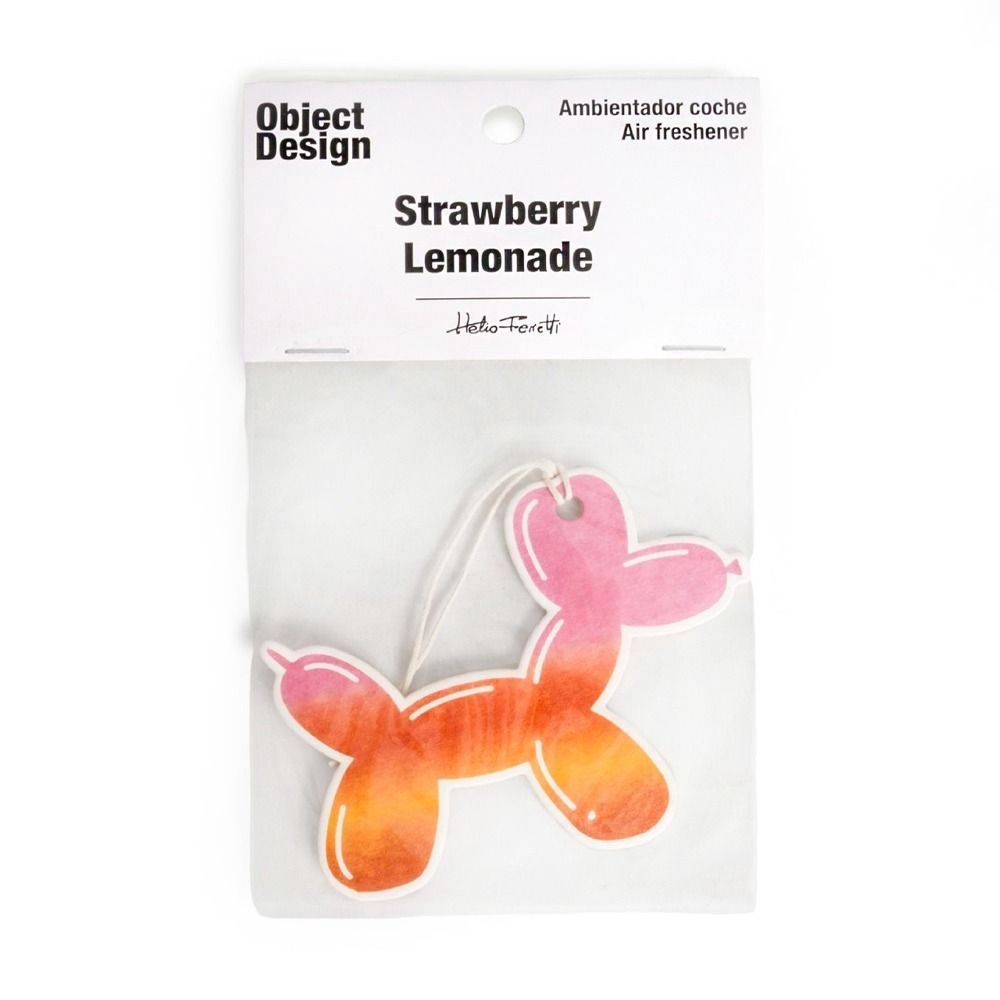 Balloon Dog Strawberry Lemonade Scent Air Freshener