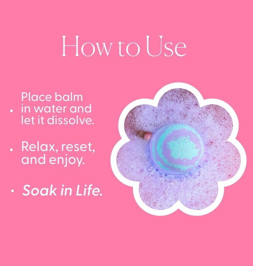 Musee Birthday Cake Bath Balm Bomb