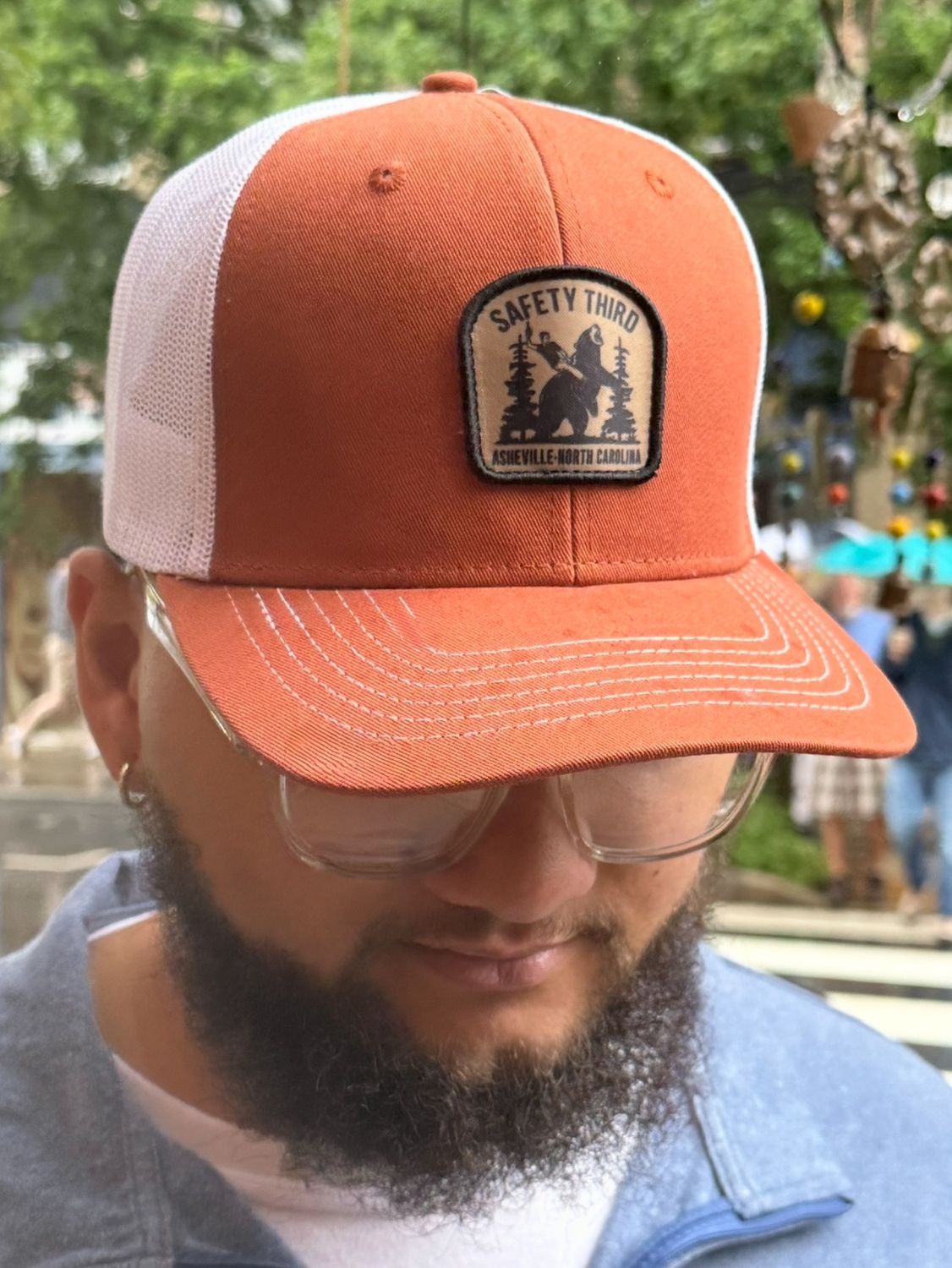 Safety Third Burnt Orange Asheville Trucker Hat
