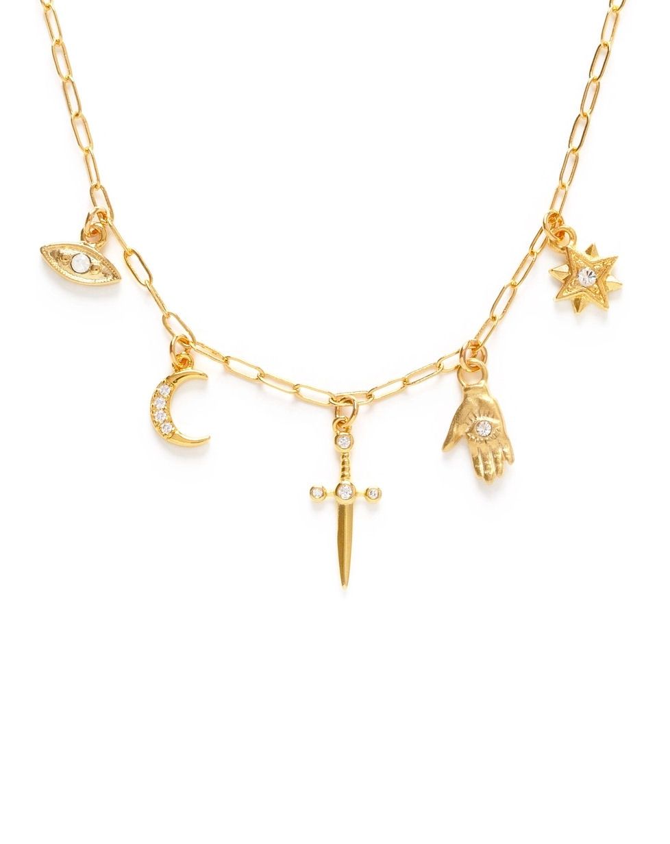 Mystic Charm Gold Necklace