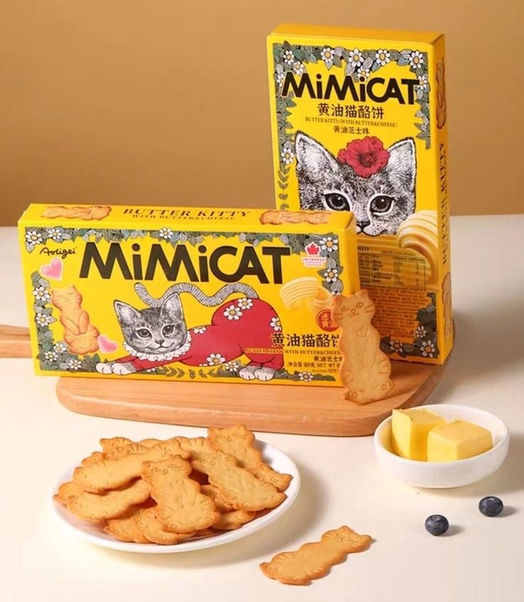 MiMiCat Butter Kitty With Cheese Cookie Crackers