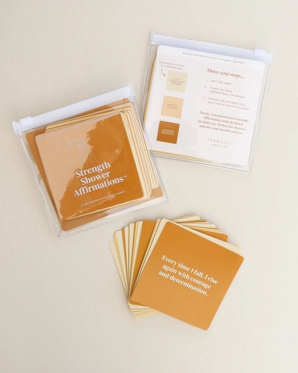 Strength Shower Affirmation Cards