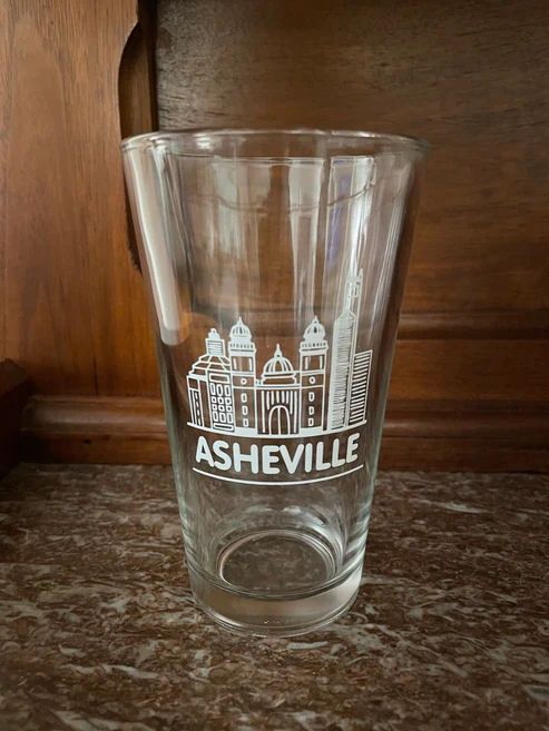 Asheville Skyline Pint Glass