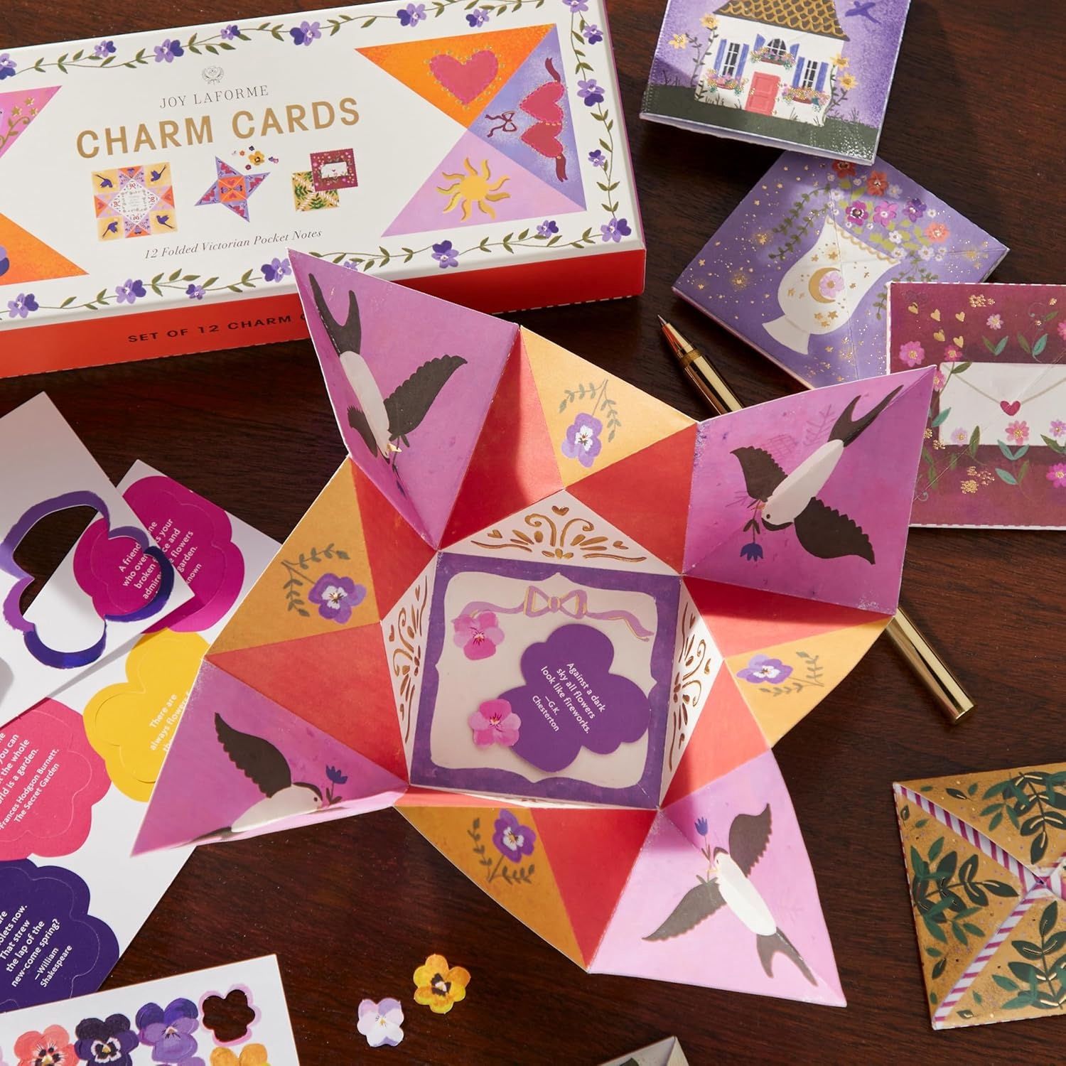Joy Laforme Charm Cards Pocket Notes