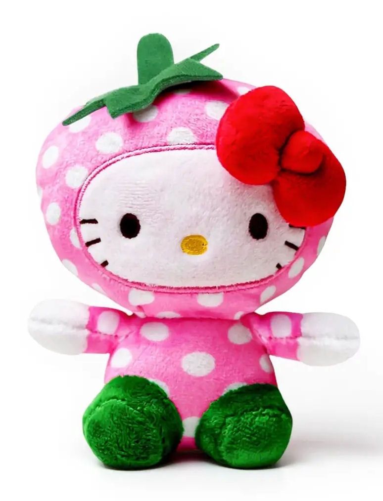Hello Kitty Strawberry Costume Plush Stuffed Animal