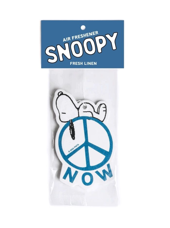 Snoopy Peace Now Fresh Linen Scent Air Freshener