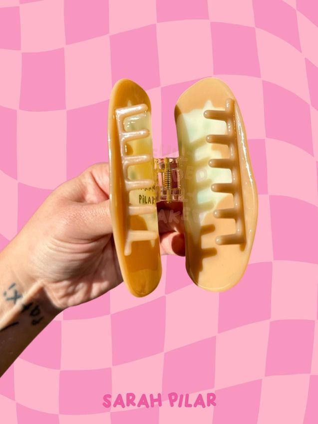 Baked Potato Hair Claw Clip