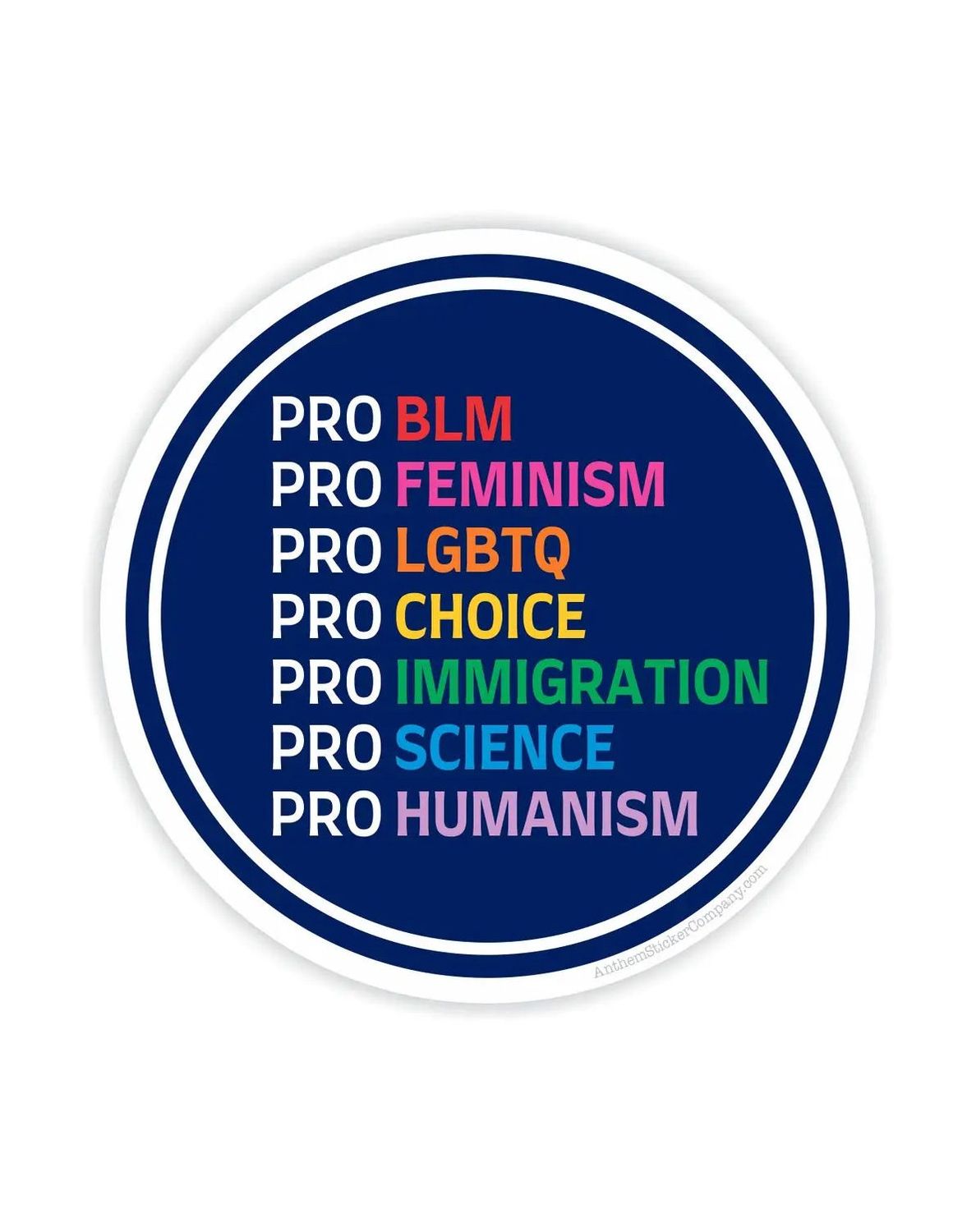 Pro Social Justice Sticker
