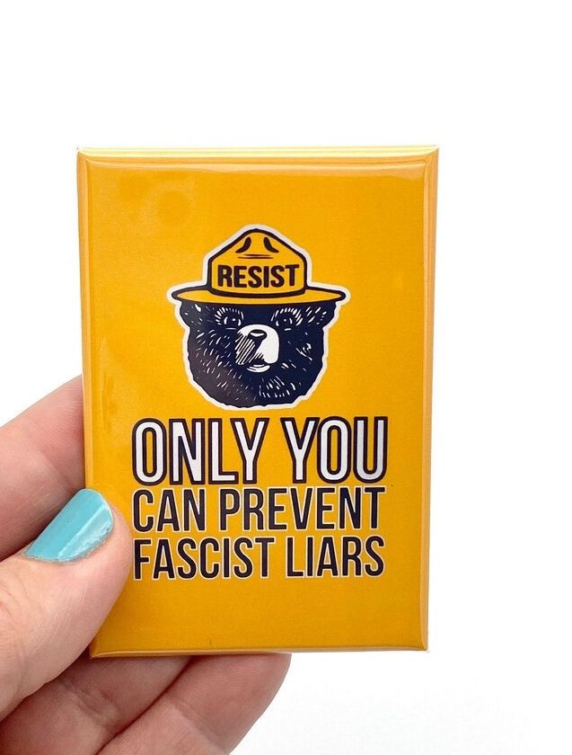 Only You Can Prevent Fascist Liars Magnet