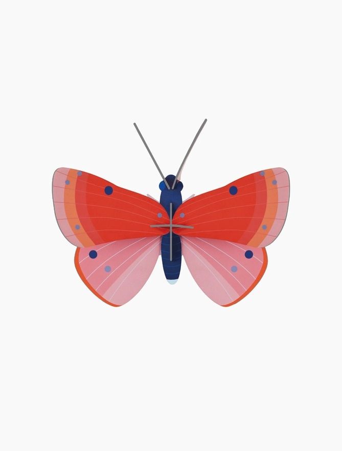 Speckled Copper Butterfly Wall Art