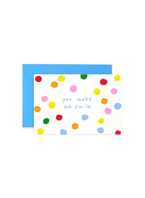 You Make Me Smile Mini Note Card