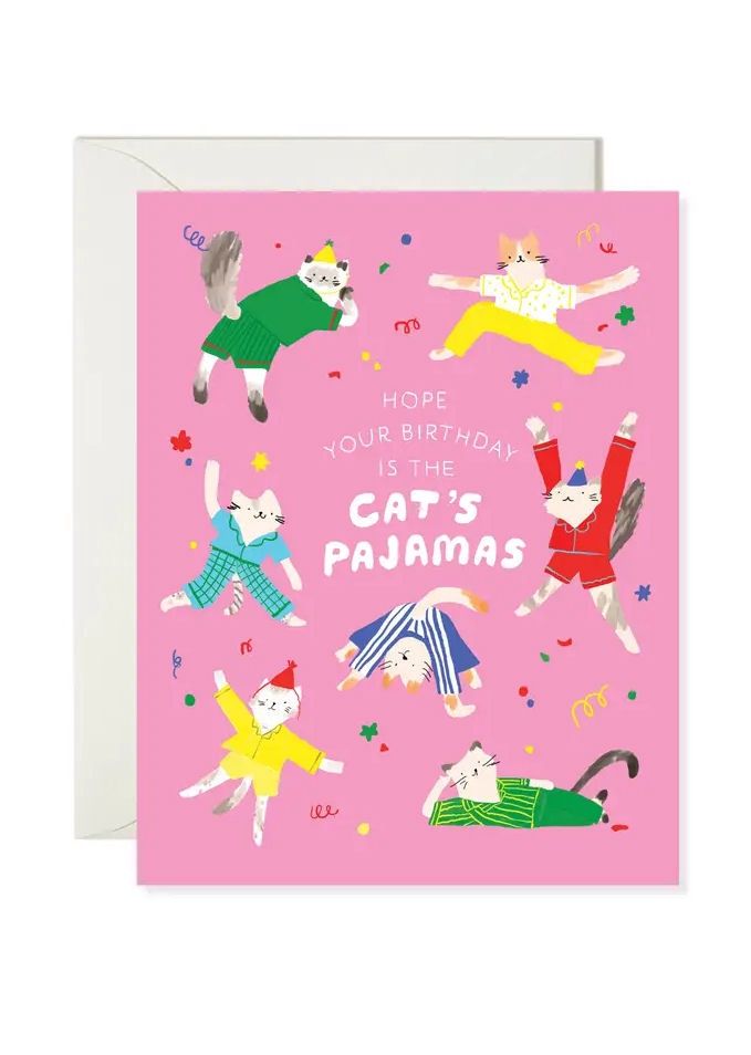Hope Your Birthday Is The Cat’s Pajamas Card