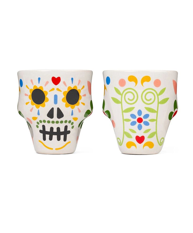 Sugar Skull Shot Glass