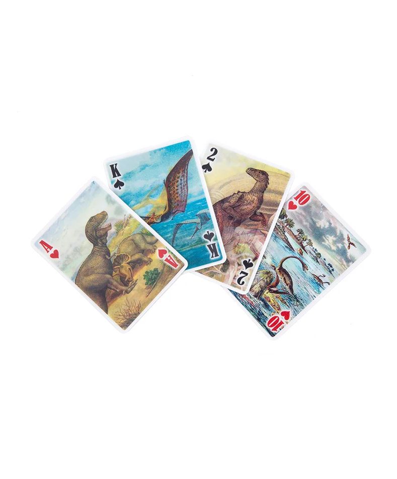 3D Dino Playing Cards