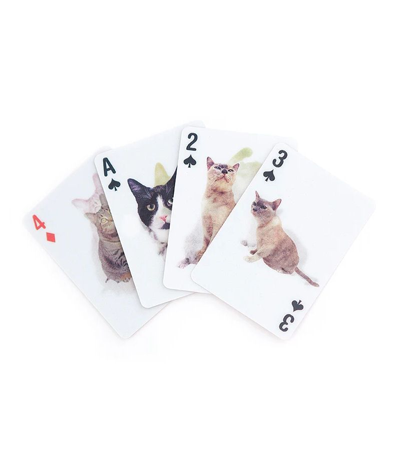 3D Cat Playing Cards