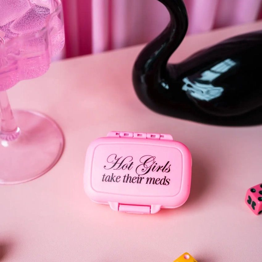 Hot Girls Take Their Meds Pill Case