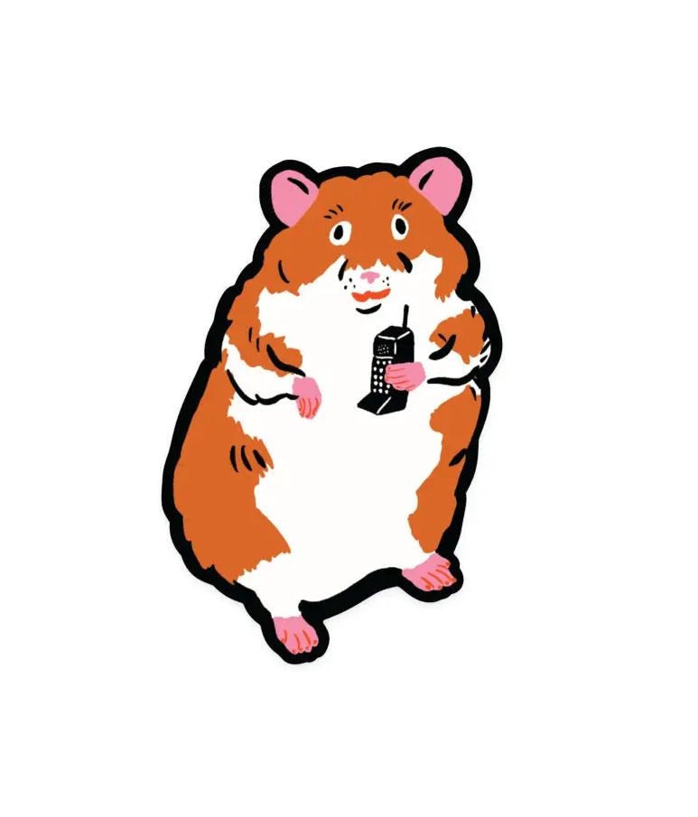 Business Hamster Sticker