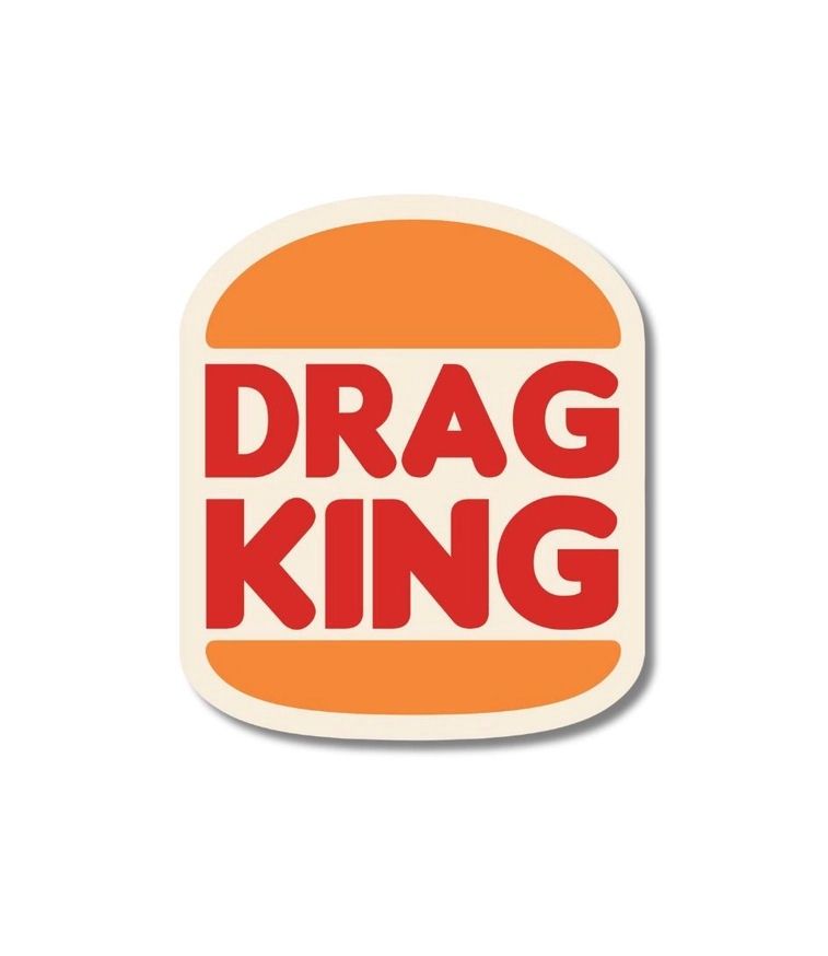 Drag King Sticker