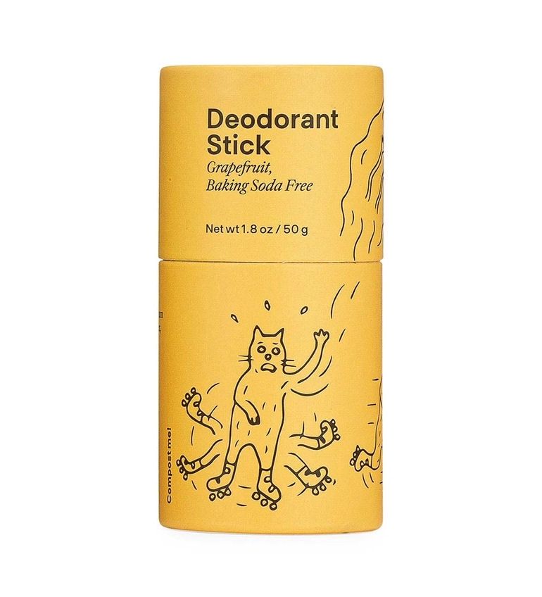 Grapefruit Baking Soda Free Deodorant Stick