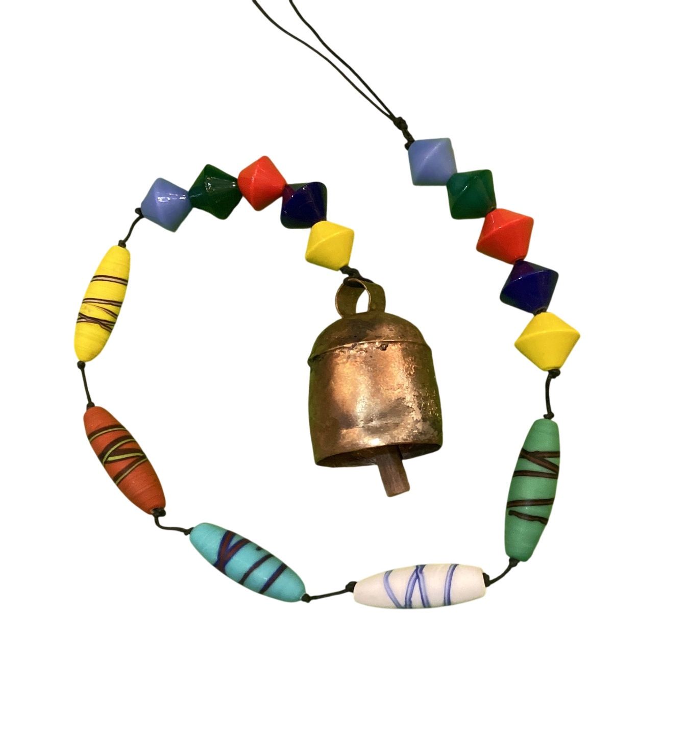 Dream In Colors Strand Of Beads And Bell