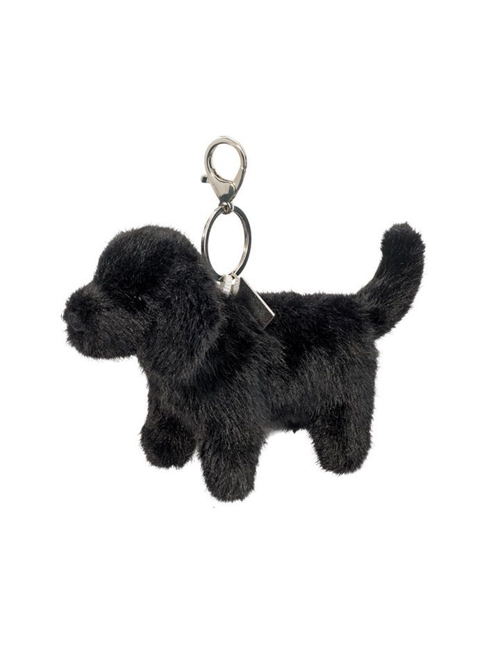 Black Lab Stuffed Animal Bag Charm