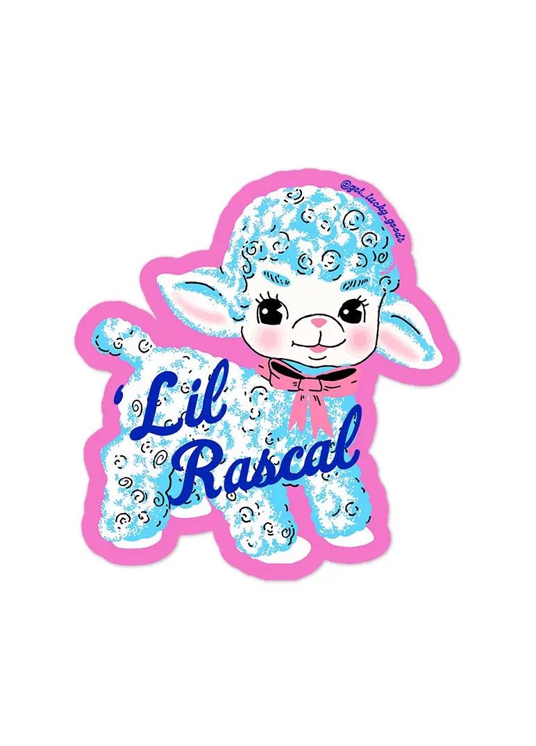 Lil' Rascal Lamb Sticker