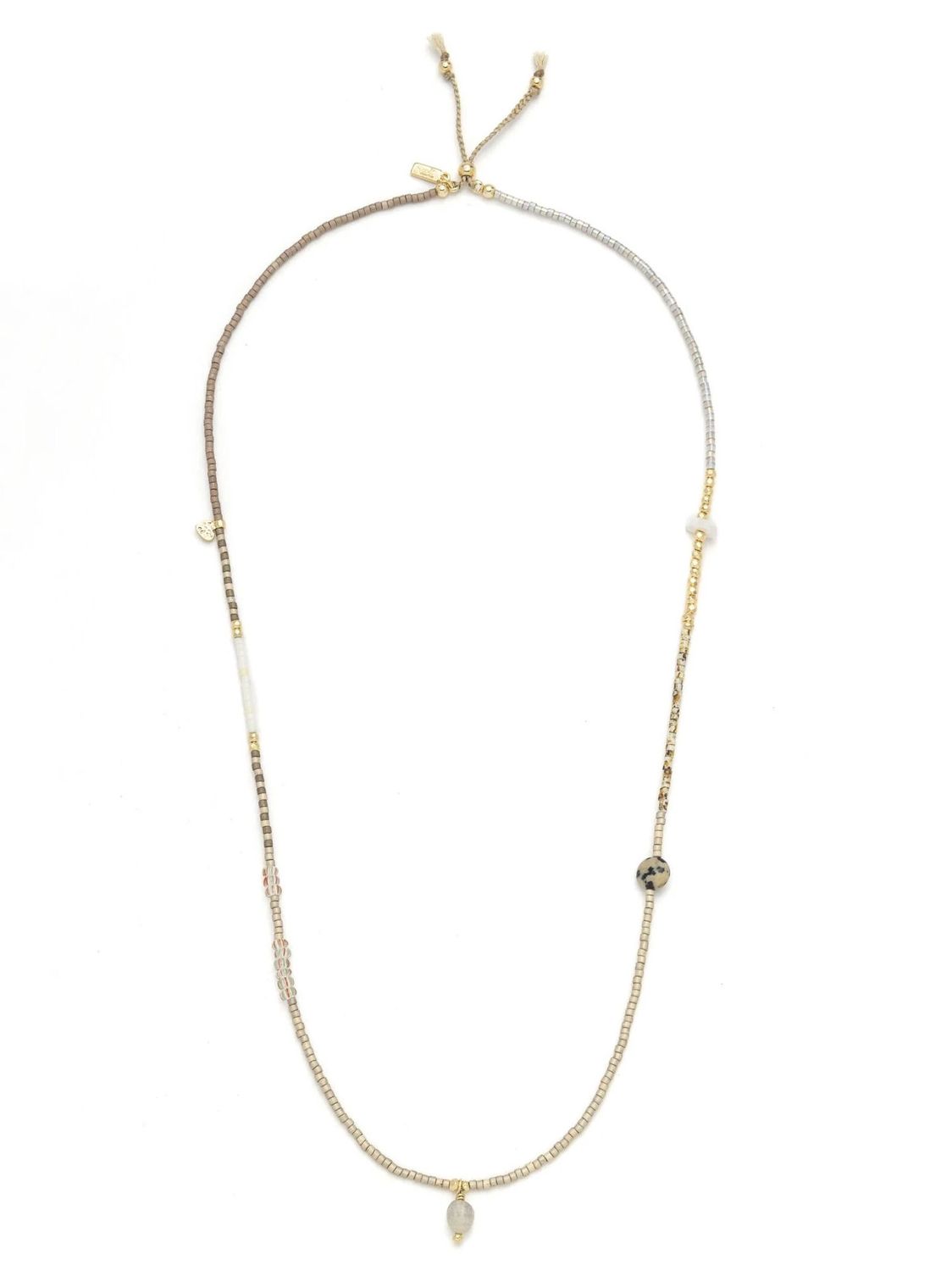 Driven To Wander Labradorite Gold Mixed Media Bracelet Or Necklace