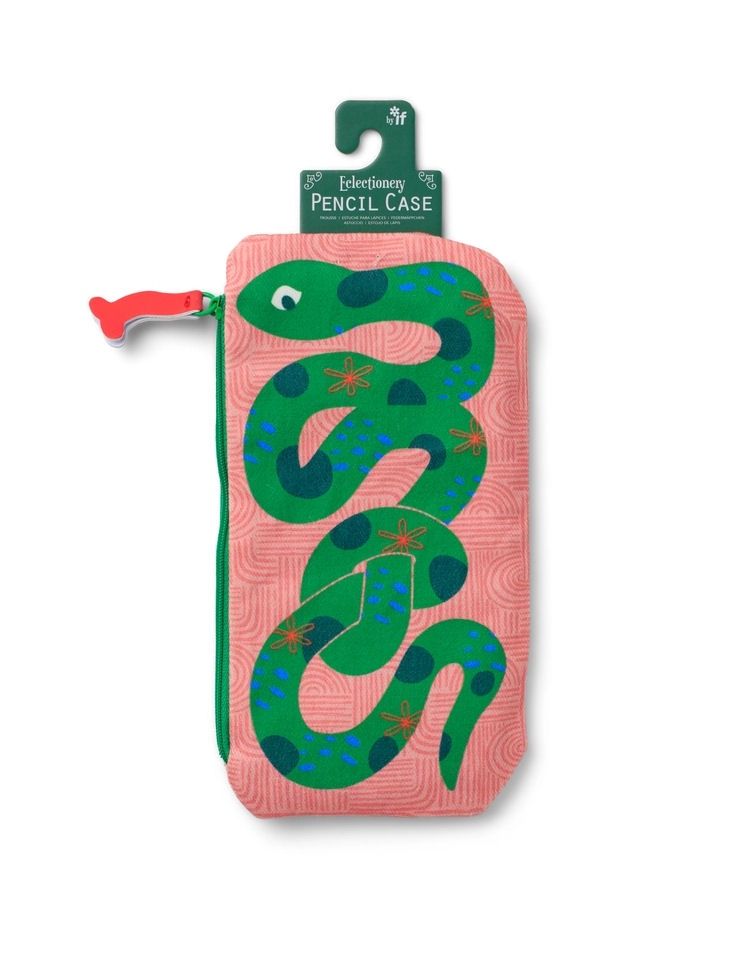 Snake Pencil Zipper Case