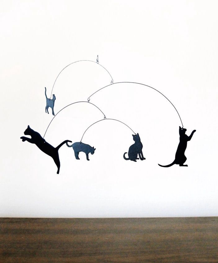 Here Kitty Kitty Hanging Mobile