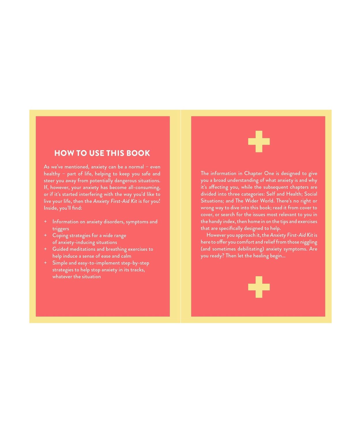 Anxiety First Aid Kit Hardcover Book