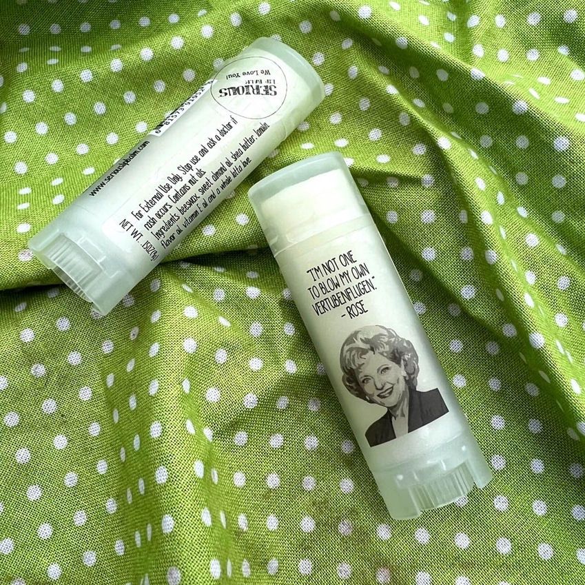 Betty White Cheesecake Scent Lip Balm