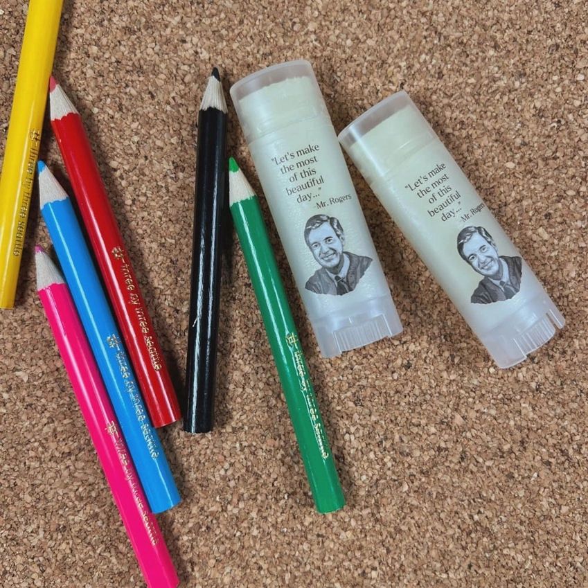 Mr. Rogers Banana Bread Scent Lip Balm