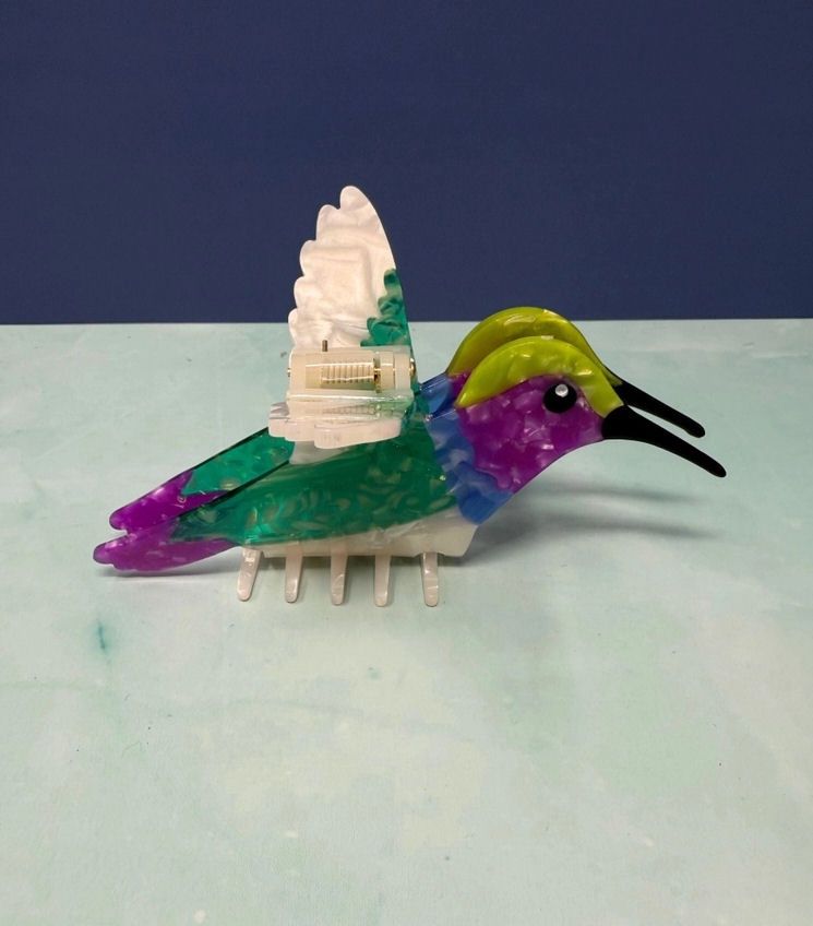 Hummingbird Hair Claw Clip
