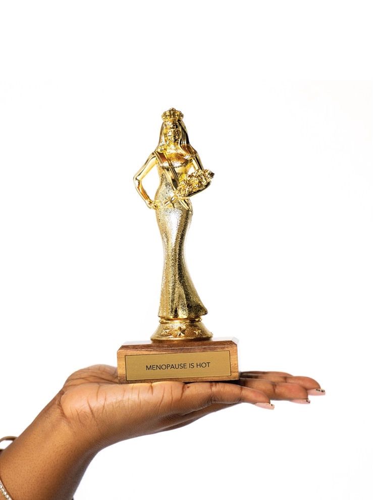 Menopause Is Hot Gift Trophy