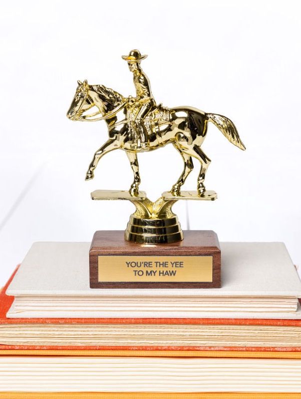 You're The Yee To My Haw Gift Trophy