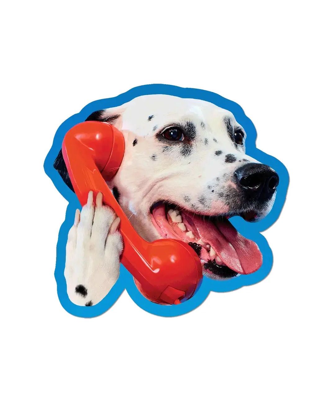 Dalmatian Phone Call Sticker