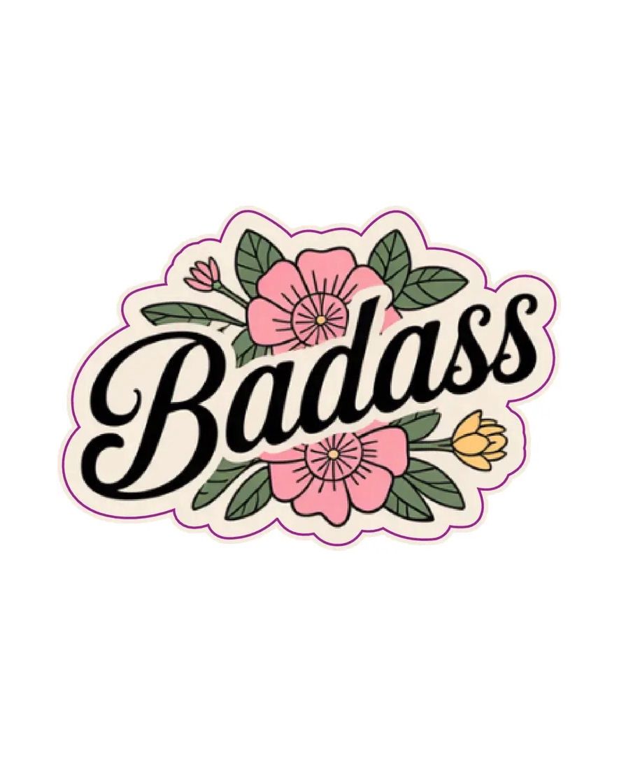 Vintage Badass Sticker